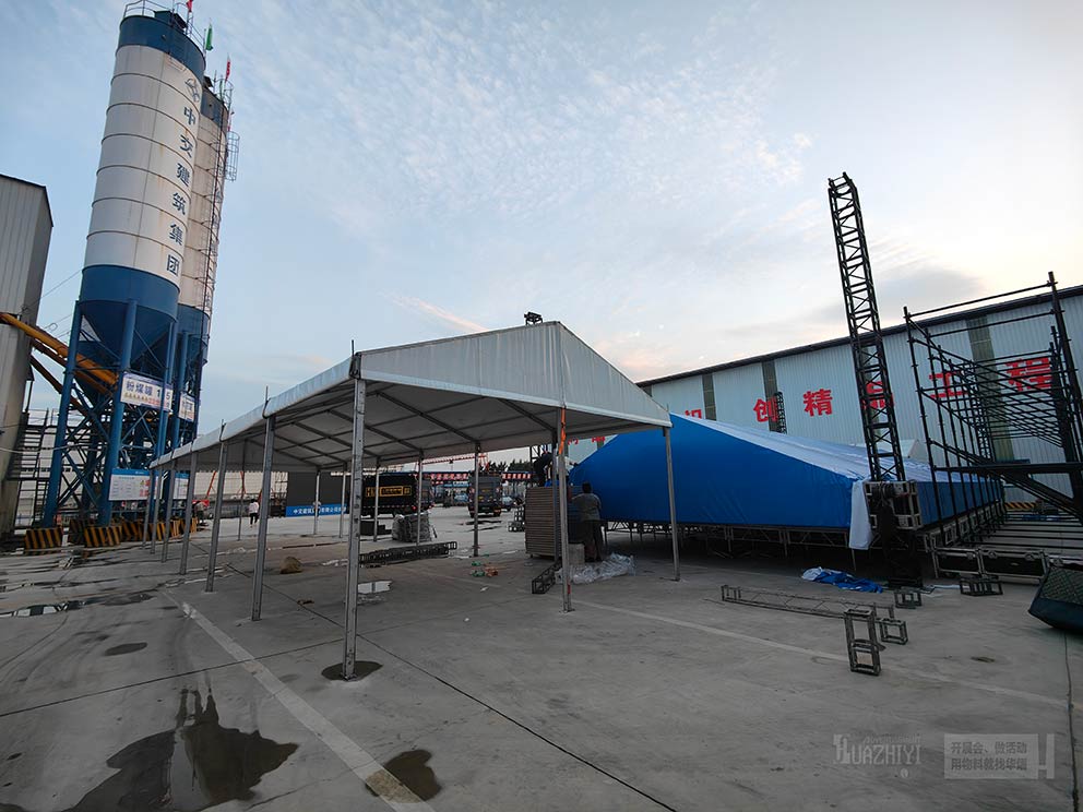 郑州篷房出租搭建一座篷房需要多长时间呢