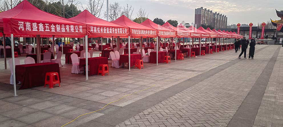 折叠帐篷租赁用在招聘会可以吗？
