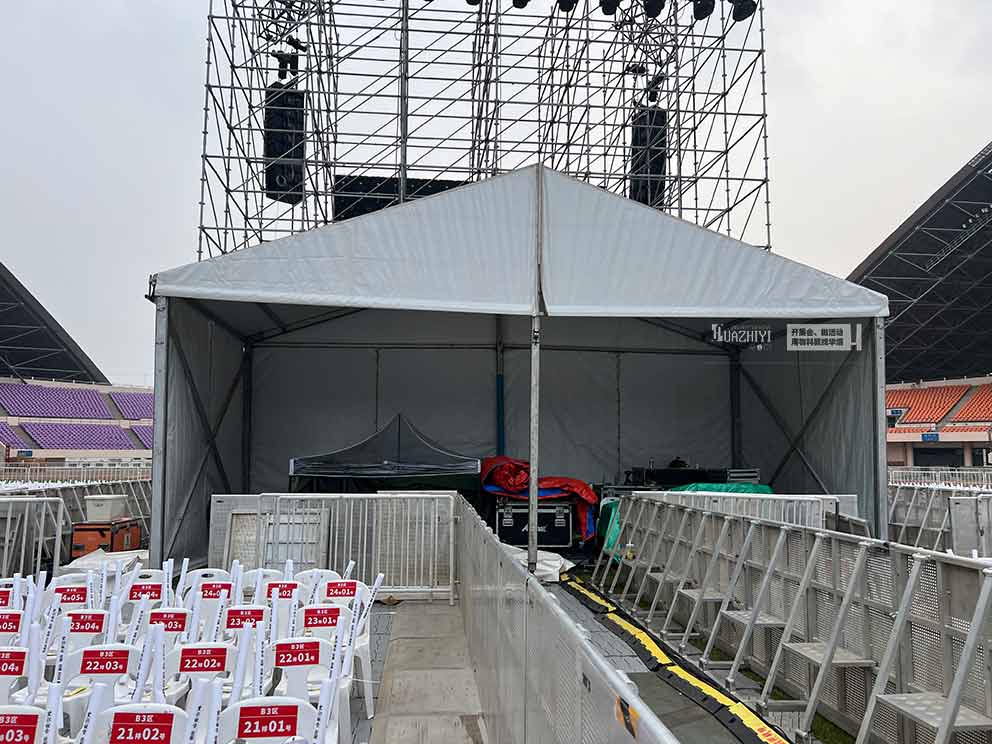演唱会篷房租赁助力河南省体群星演唱会