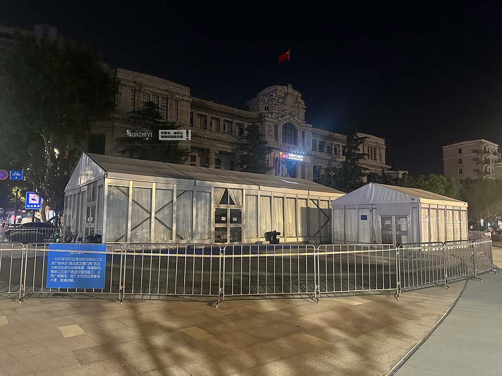 武汉澳门周玻璃篷房由华熠篷房租赁搭建