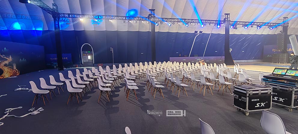 华熠桌椅出租助力首届郑州考古文创雅集