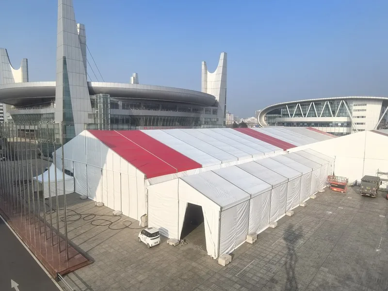美食节篷房现场四