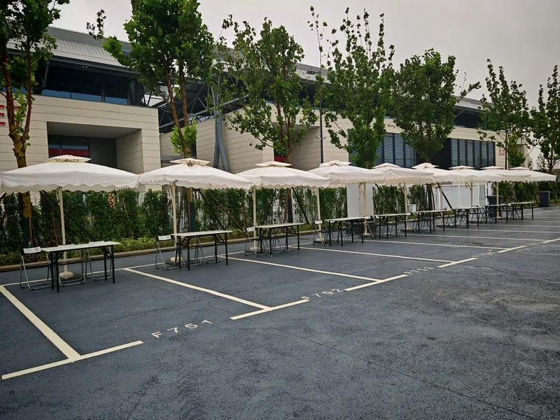 郑州华熠单边伞现场