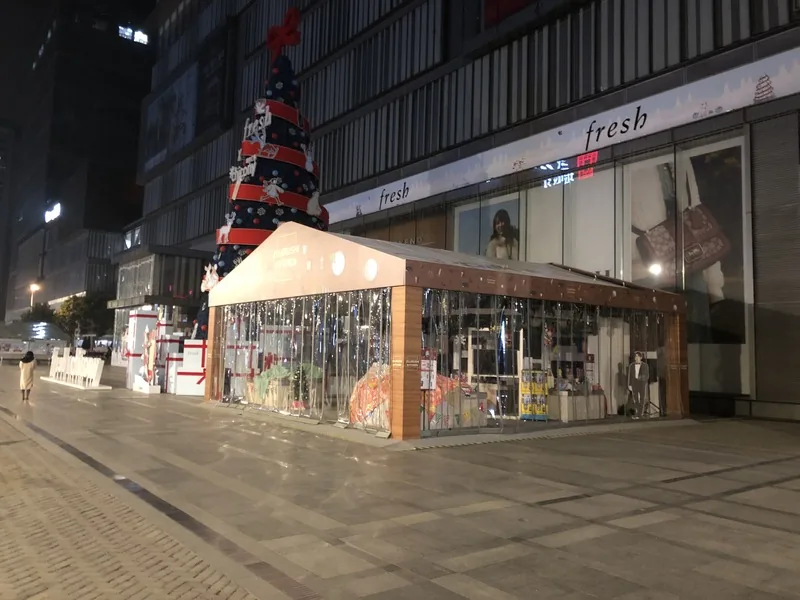 郑州华熠透明篷房活动现场