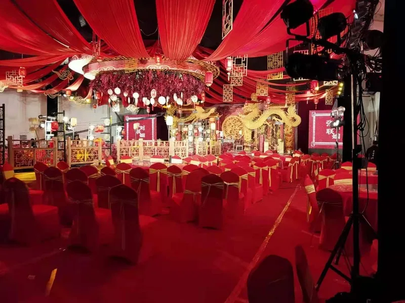 婚庆婚礼篷房现场一